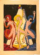 Colourful dance Ernst Ludwig Kirchner